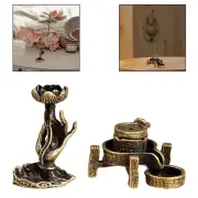 Backflow Incense Burner Waterfall Decoration SPA Stick Cone Incense Holder