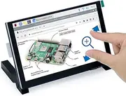 Freenove 5 Inch Touchscreen Monitor for Raspberry Pi 5 4 B 3 B+ A+, 800x480 Pixel IPS Display, 5-Point Touch Capacitive Screen, Driver-Free MIPI DSI Port