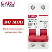 DC 1000V Solar Mini Circuit Breaker Overload Protection Switch 6A 10A 16A 20A 25