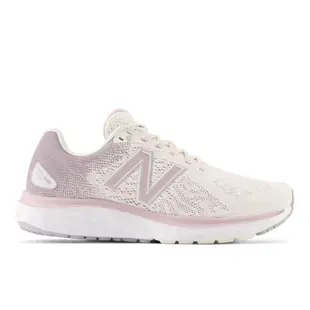 New Balance 紐巴倫 Fresh Foam 680v7 慢跑鞋 女款 寬楦 奶油粉／湖水綠 W680RP7