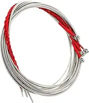 Mikinona 4 String Bass Guitar Strings Set Acoustic Bass Kit Strong Metal Material Stylish Design Easy Installation