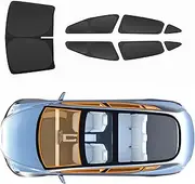 X-CAR Sunshade Side Rear Windows Windshield Sun Shades Reflective Covers for Tesla Model 3 2017-2023 Sunproof UV Rays Camping Privacy Protection Blocker Set of 7