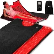 Lifepro Red Light Therapy Blanket for Full Body Coverage with Red & Near Infrared Light Therapy - Whole Body Red Light Mat, NIR & Red Light Therapy Pad Device, Pulse & Brightness Control for Home