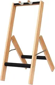 Frediuo Multiple Guitar Stand,Wood Floor Stand, Folding,Non Scratch Padding Guitar Holder Guitar Rack for Bag Case Guitar Home Stage, hold 2 Guitar
