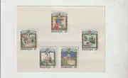 Bahamas Coloón y Descubrimoiento Valores año 1988-91 (HB-454)
