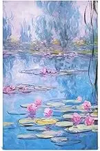 RPLIFE Water Lilies and Willows by Claude Monet Dish Towel, 28x18 Inches Absorbent Dish Towels for Drying Dishes Decorative Kitchen Towels