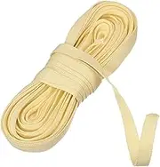 uxcell 10 Yards Corset Boning Casing, 1/2"(12mm) Nylon Plush Boning for Sewing, Bra Cover Casing Elastic Band Tape for Lingerie Wedding Bridal Gown Dress, Khaki