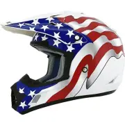 AFX FX-17 Helmet - Flag - White - 3XL 0110-7633