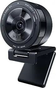 Razer Kiyo Pro Webcam for Streaming, Gaming, Video Calls: Full HD 1080p 60FPS - Adaptive Light Sensor - HDR Enabled - Wide Angle Lens with Adjustable FOV - Works with OBS, Xsplit, Twitch, Zoom, Teams