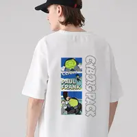 在飛比找蝦皮購物優惠-Paul frank/大嘴猴美式高街潮牌短袖T恤男夏季純棉印