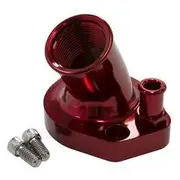 Aeroflow Billet Thermostat Housing - Red, AF64-2033R