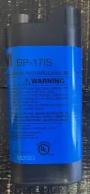 3m Battery Pack BP-17IS 70-0710-9482-8
