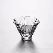 EYLINK glass tea cups pretty tea cupp teacup Tea cup (A transparent Frock cup)