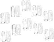 Healvian Silicone Baby Toothbrush Cover Set Toddler Brush with Soft Bristles for Newborns