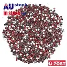 30g 4mm Crystal Rhinestone Acrylic Flat Back DIY Nail Sequins (Red Coffee)