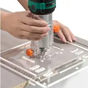 8mm Thickened Acrylic Bottom Plate with Adjustable Width Clear Visual Cutting Mini Table Saw Fit For Cutting Machine Gon