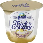 Dairy Farmers Thick & Creamy Pineapple & Passionfruit Yoghurt 140g