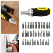 Rolson Stubby Screwdriver Bit Set 38pcs Home Garage Repair DIY Handy Tools