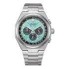 Citizen CA4610-85M Eco-Drive Super Titanium Chronograph Sapphire Light Green