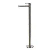 Molla Floor Standing Bath Mixer with Swivel Spout - Brushed Nickel