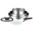 NEW Tefal Ingenio Emotion Induction Stainless Steel Set 6pce