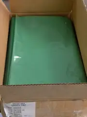 18" x 20" Green Tinted Poly Bags Flat Open Top 2-Mil LDPE Plastic Heat Seal Bags