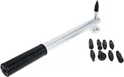 1Set Percussion Hammer for Car Repair Sheet Metal Fixing Tools with Interchangeable Heads Durable Auto Repair Hammer for Dent Removal and Panel Straightening