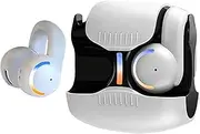 Ear Clip Headphones | Open Ear Earbuds - Lightweight Noise Cancelling Bone Conduction Earphones Secure Fit for Sports Workouts Game Running Cycling