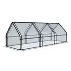 NNEDSZ Greenfingers Greenhouse 2.7x0.9x0.9M Mini Green House Raised Garden Bed P