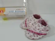 New Girl's Stride Rite Royal Ruffles Princess Crib & Crawl Shoes Step 1, Sz 3-6M