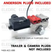 Anderson Plug 50 Amp Flat 7 Pin Trailer Socket Camera Mount Bracket +plugs - 066