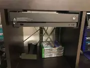 Microsoft Xbox One X Under Shelf Desk Mount Media Center Mountable Display Stand