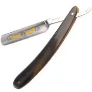 Niegeloh Solingen Straight Razor Germany 5/8” Full Hollow Blade Buffalo Horn