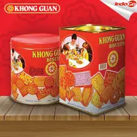 在飛比找蝦皮購物優惠-KHONG GUAN Biskuit Kaleng 康元綜合