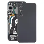 OEM Glass Battery Back Cover with Camera Lens Cover For Samsung Galaxy S23 SM-S911B Black