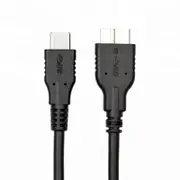 USB3.1 Type-C Male to Micro B Cable 1M Nylon Braided Computer Cable Data Cable