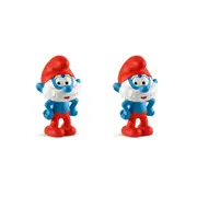 2x Schleich Kids/Childrens Toy Play Action Figurine Papa Smurf Animal 3y+