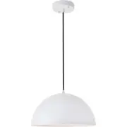 Living District LD4023D14WH Forte 1 Light 14 inch White Pendant Ceiling Light