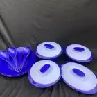 Tupperware royale blue petit serveware set