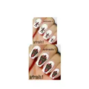 Krampus Christmas Gothmas Holiday Devil Nails Xmas Nail Art Salon Polish Gift 80