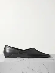 [TOTEME] TOTEME - The Everyday Leather Ballet Flats - Black - IT42 IT 42 Black