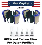 2 Pack Replacement Purifier Filter for Dyson 969048-01 Fits with TP04 TP05 DP04