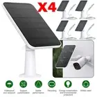 4Pcs Solar Panels For Wireless Camera Eufy Eufycam Cam Charging Micro USB Type-C