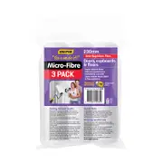 Uni-Pro 230mm 4mm Nap You Can Do It Microfibre Roller Cover - 3 Pack