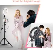 VicTsing Selfie Ring Light with 4 foot high Tripod Stand & Phone Camera Holder