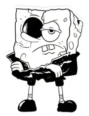 Matt Gondek Spongebob Sticker GondekDraws
