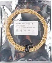 TOPPERFUN Professional Bass Strings Carbon Steel Brass Easy Install Bass Accessories