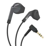 Elecom In-Ear Stereo Earphones Black 13.6mm Driver Open Semi-Open Model