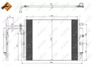 Fits Land Rover Discovery 2.7 D TD Air Conditioning Condenser AST