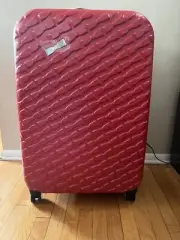 Ted Baker Women's Belle Fashion Lightweight Hardshell Spinner Luggage Red